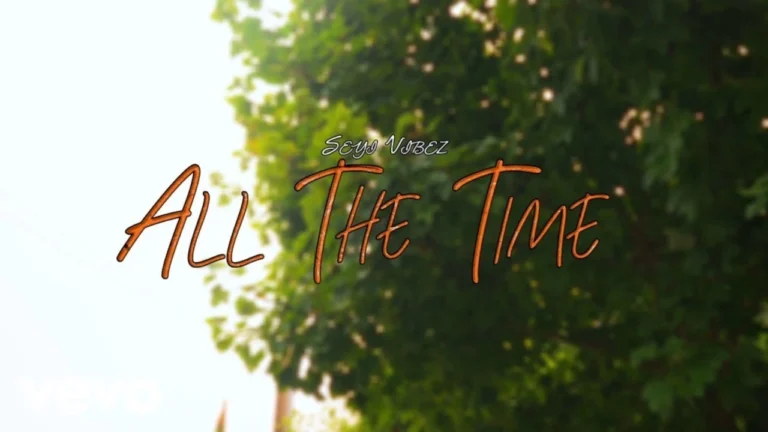 Cover Art For Seyi Vibez – All The Time (Video)