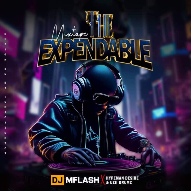 Cover Art For DJ MFlash – The Expendable Mix || Party & Amapiano Club Mix