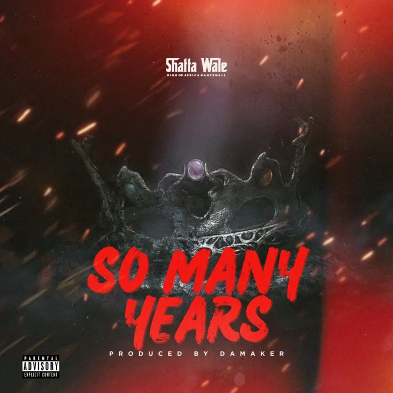 Cover Art For Shatta Wale – So Many Years