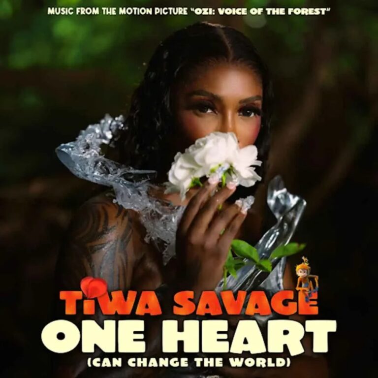Cover Art For Tiwa Savage – One Heart (Can Change The World)