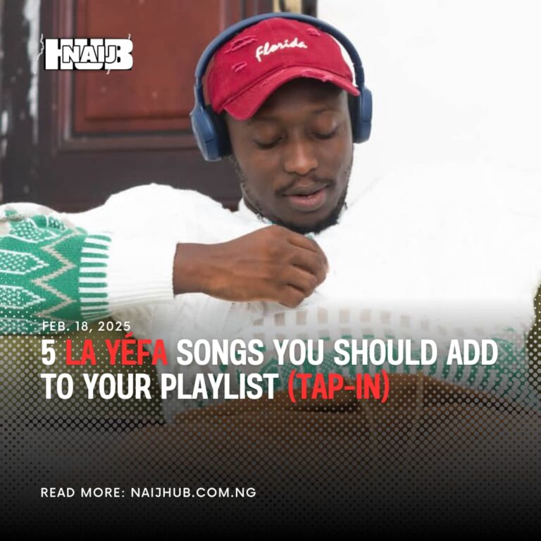 Cover Art For 5 La Yéfa Songs You Should Add To Your Playlist