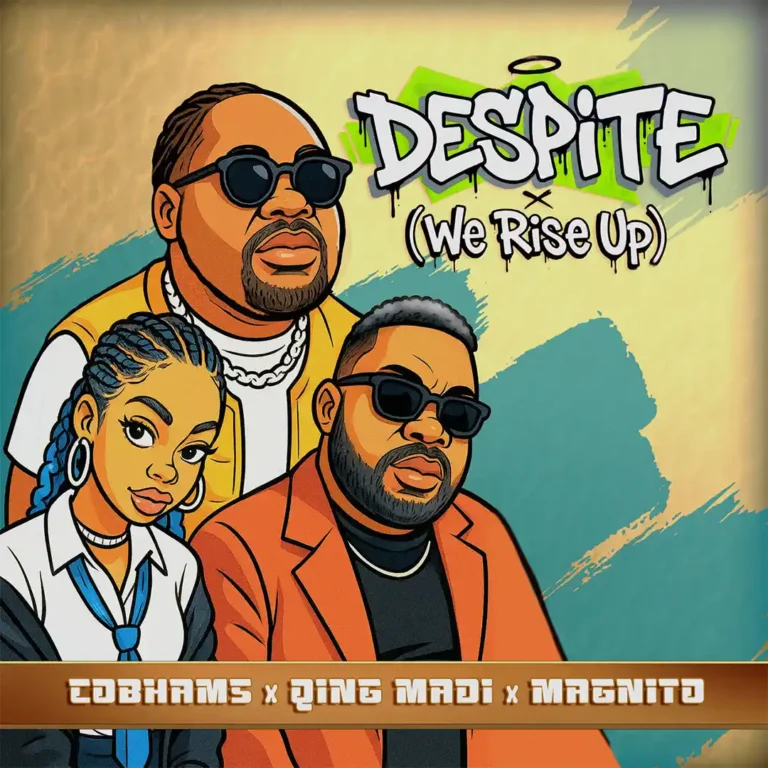 Cover Art For Cobhams Asuquo – Despite (We Rise Up) ft. Qing Madi & Magnito