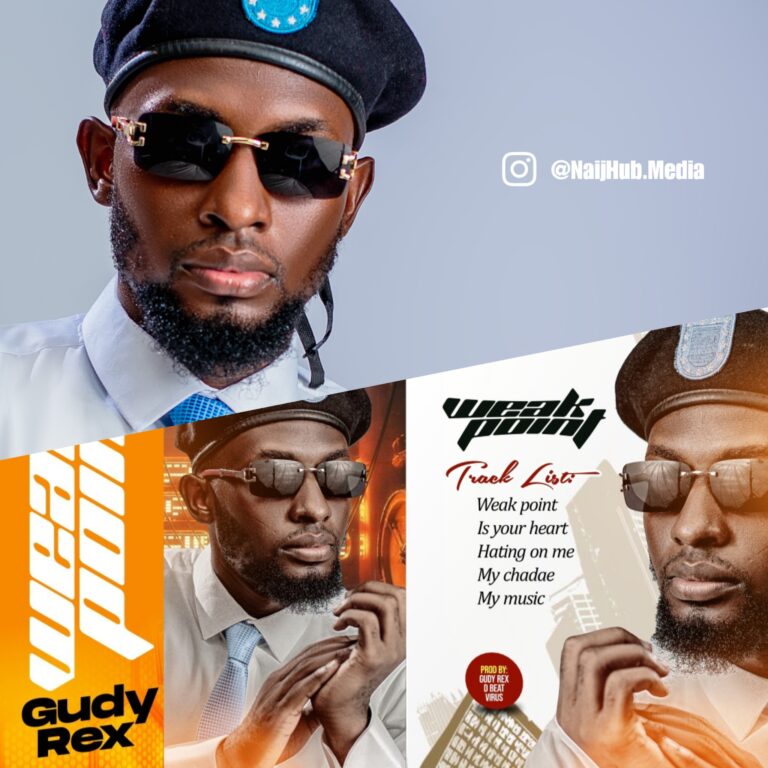 Cover Art For Gudy Rex Set to Release Five-Track EP “WEAK POINT (ACOUSTIC EP)”